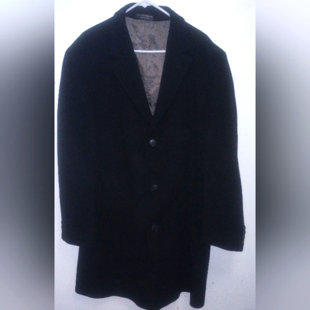 Calvin Klein Wool and Cashmere Blend Men’s Overcoat Coat 44L